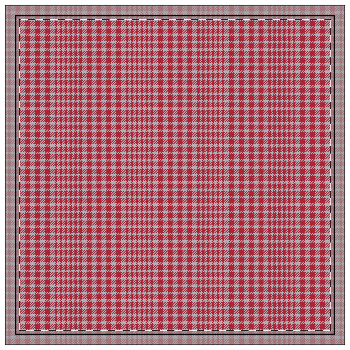 Napkins | Red & Gray | Tweed
