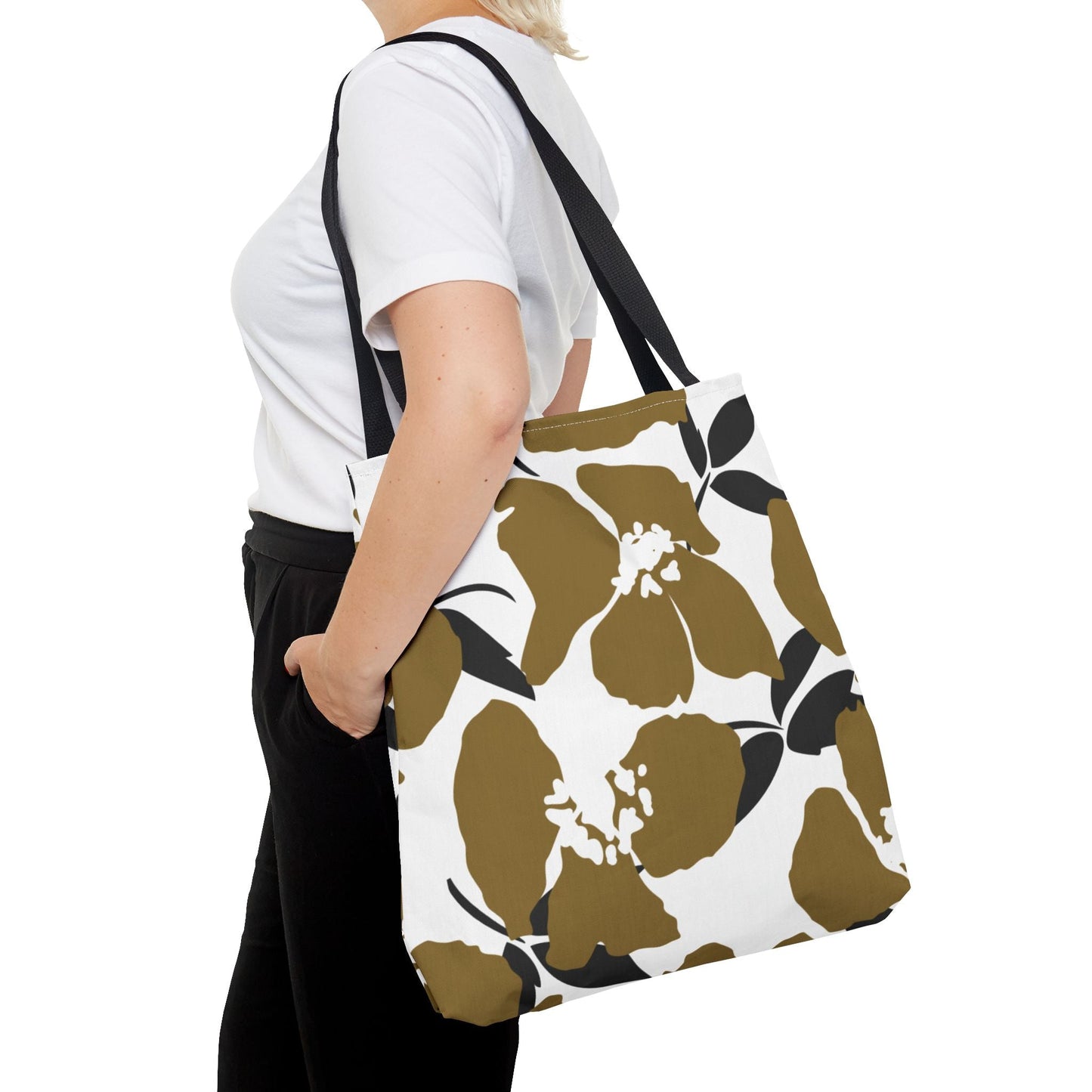 Tote Bag | Black & Gold | Poppy