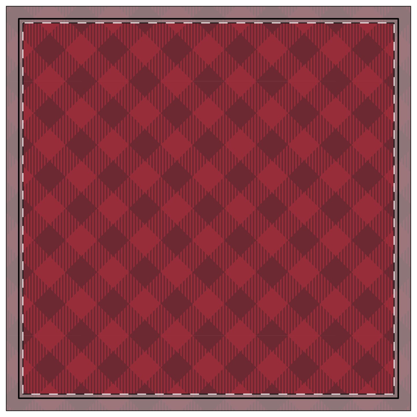 Napkin 4-set | Tuscaloosa, Alabama | Gingham