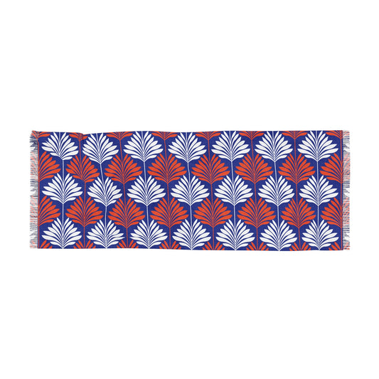 Scarf | Bright Blue & Orange | Deco