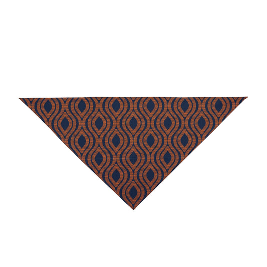 Pet Bandana | Orange & Blue | Ogee