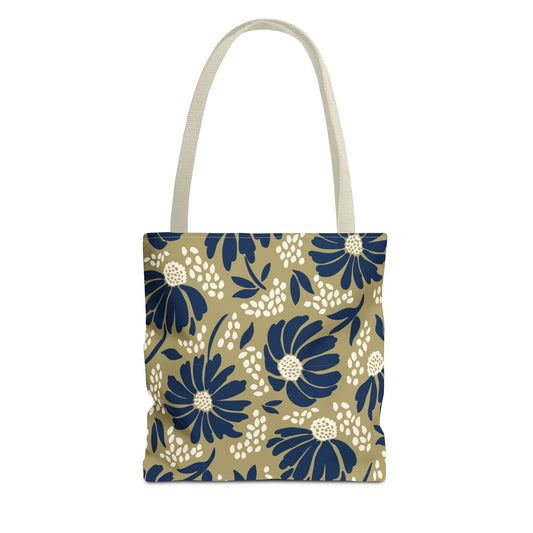 Tote Bag | Blue & Gold | Bellis