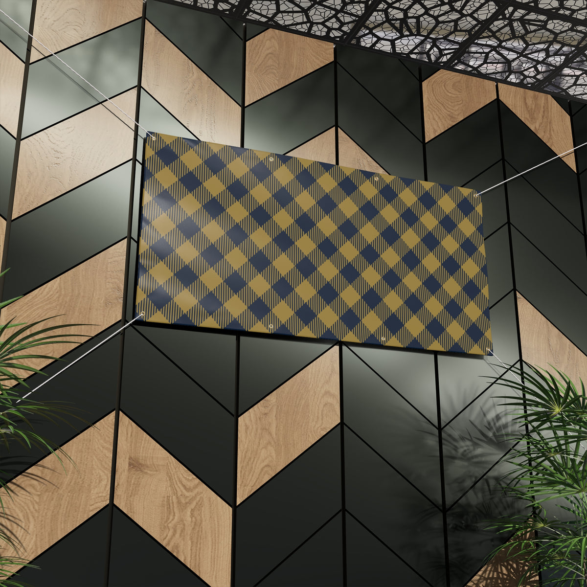 Banner | Notre Dame, Indiana | Gingham