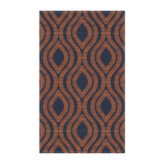 Tea Towels | Orange & Blue | Ogee
