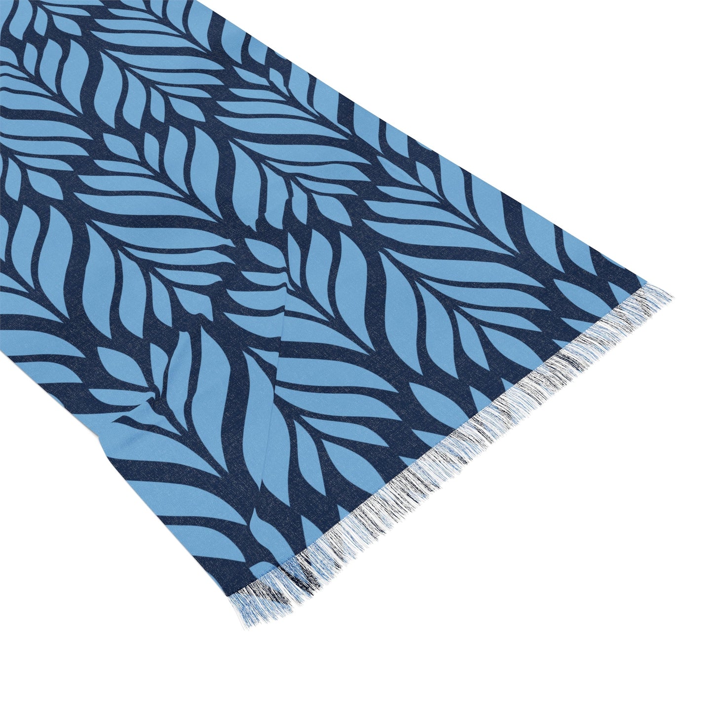 Scarf | Light Blue & White | Palm