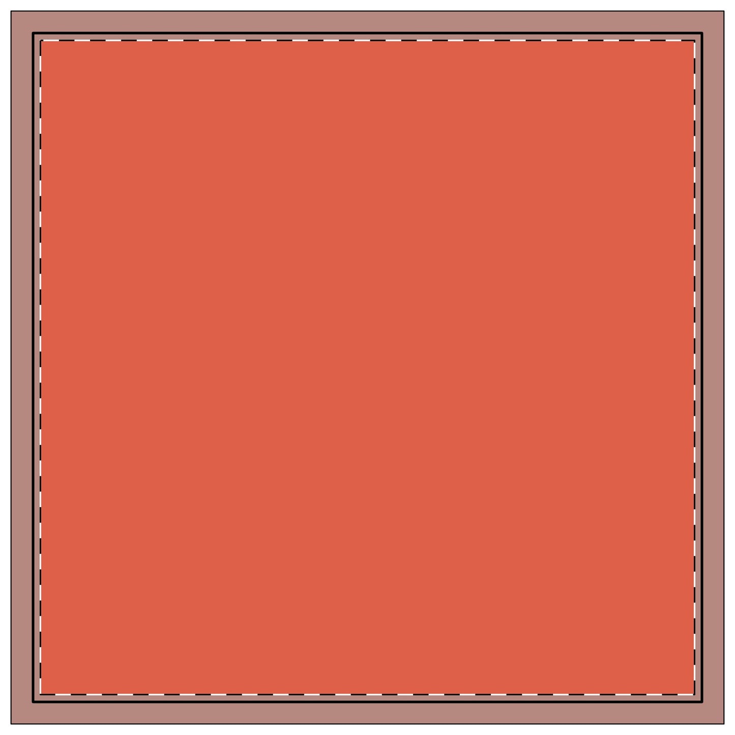 Napkin 4-set | Charlottesville, Virginia | Light (Orange)
