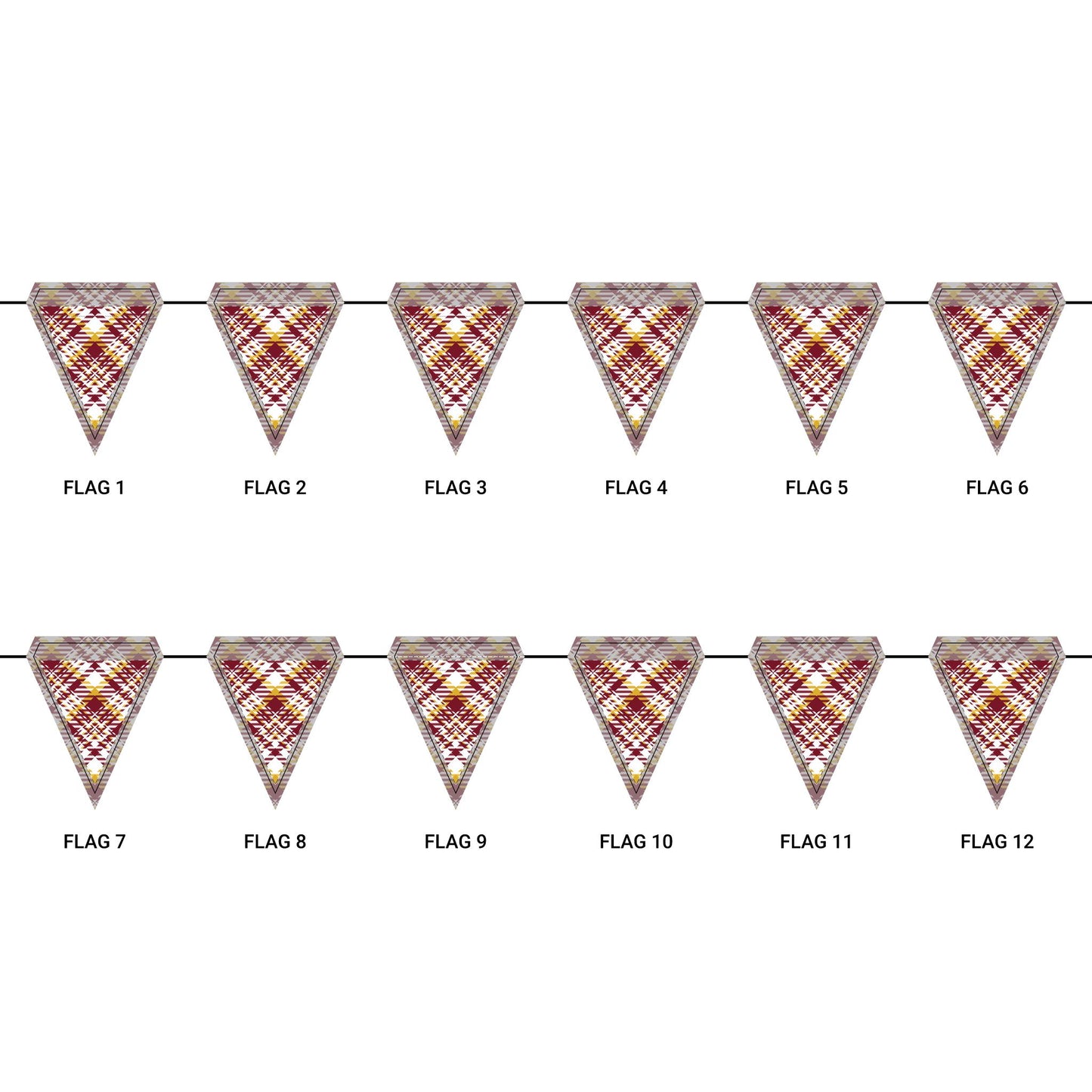 Flag Garland | Los Angeles, California | Tartan