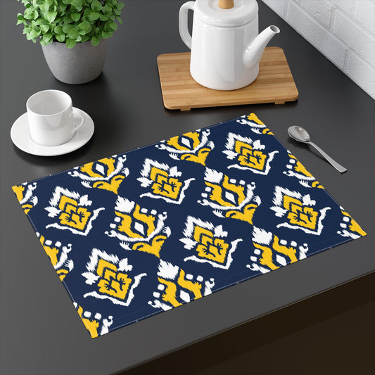 Placemat | Yellow & Blue | Ikat