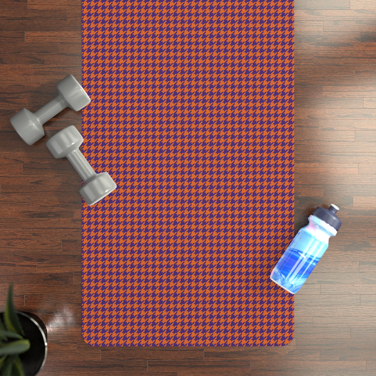 Yoga Mat | Clemson, South Carolina | Houndstooth