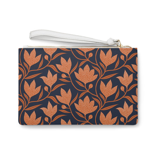 Clutch Bag | Orange & Blue | Magnolia
