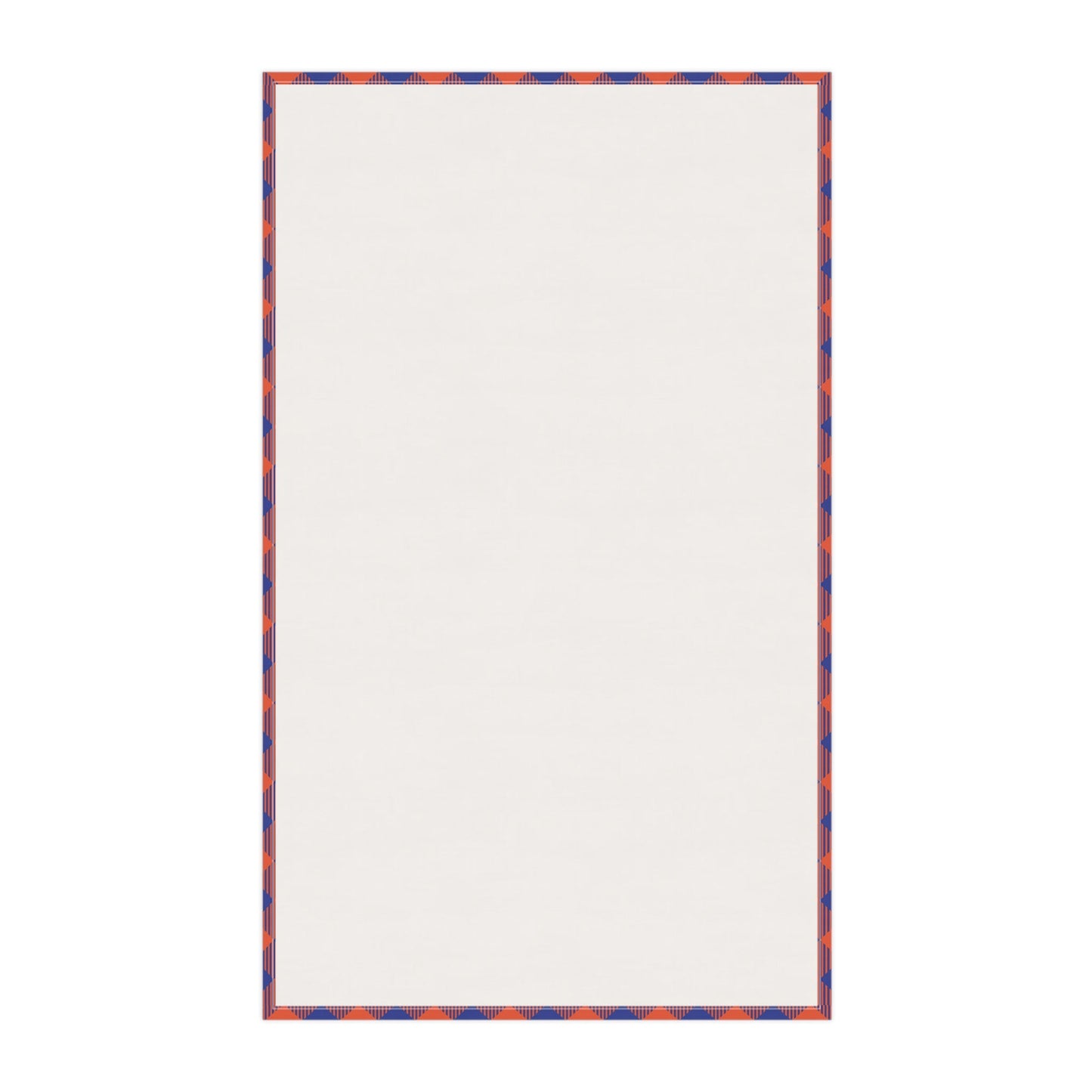 Tea Towel | Bright Blue & Orange | Gingham