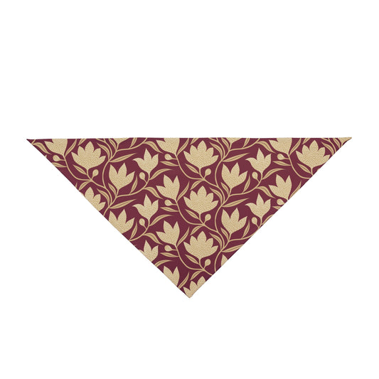 Pet Bandana | Maroon & Gold | Magnolia