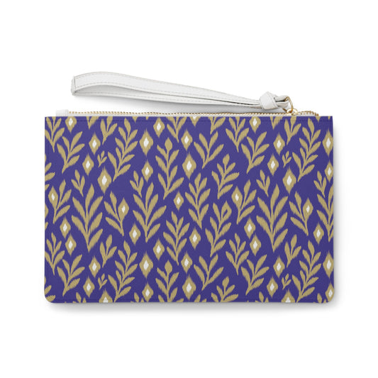Clutch Bag | Purple & Gold | Laurel
