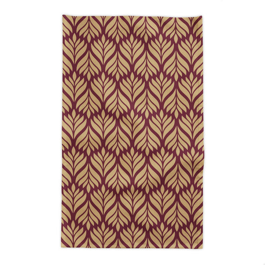 Tablecloth | Maroon & Gold | Palm