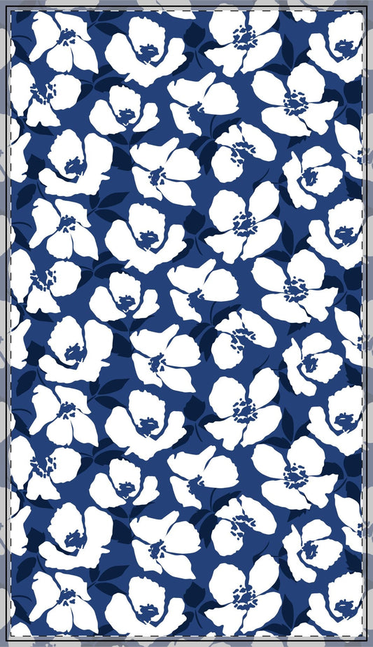 Tablecloth | Navy & White | Poppy