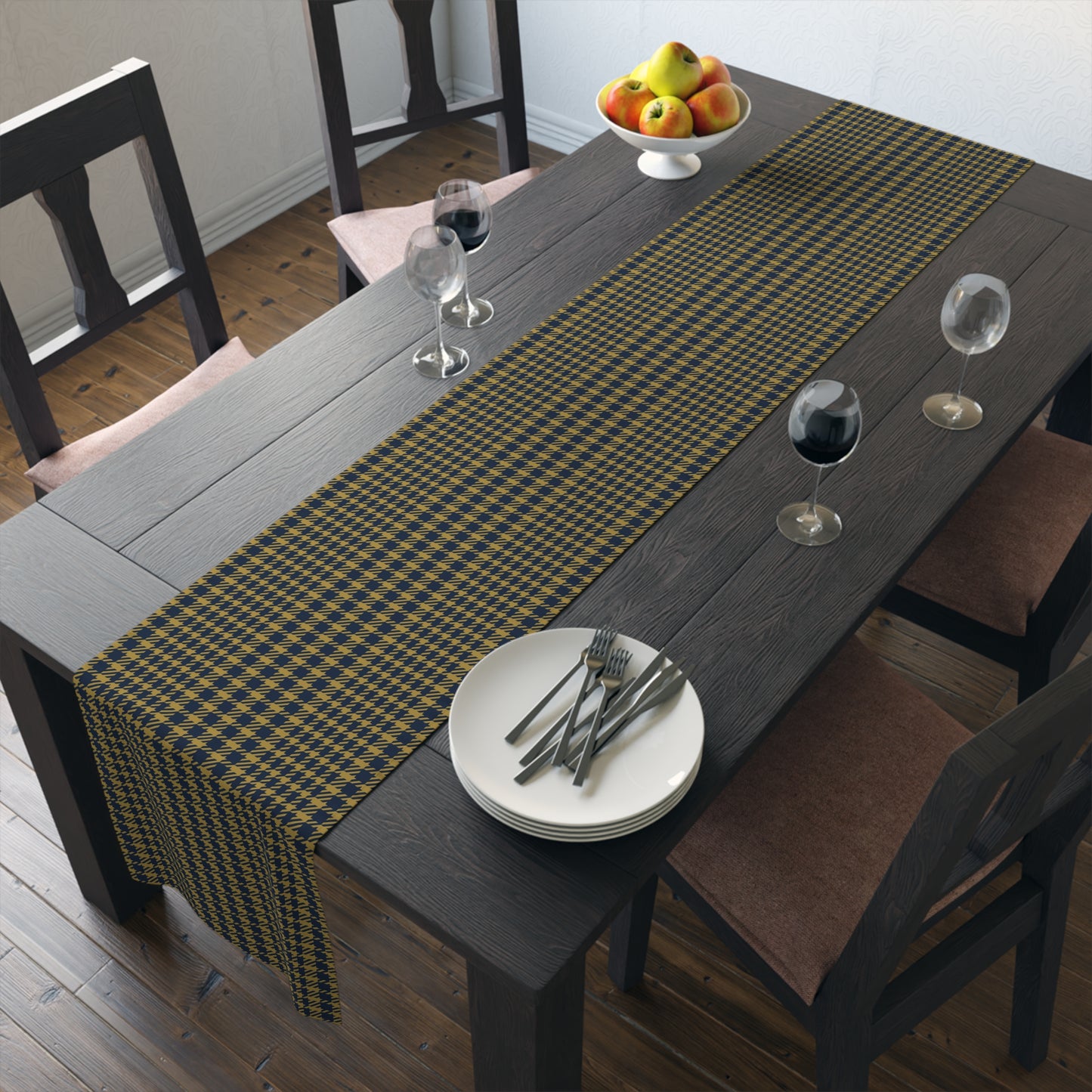 Table Runner | Notre Dame, Indiana | Tweed