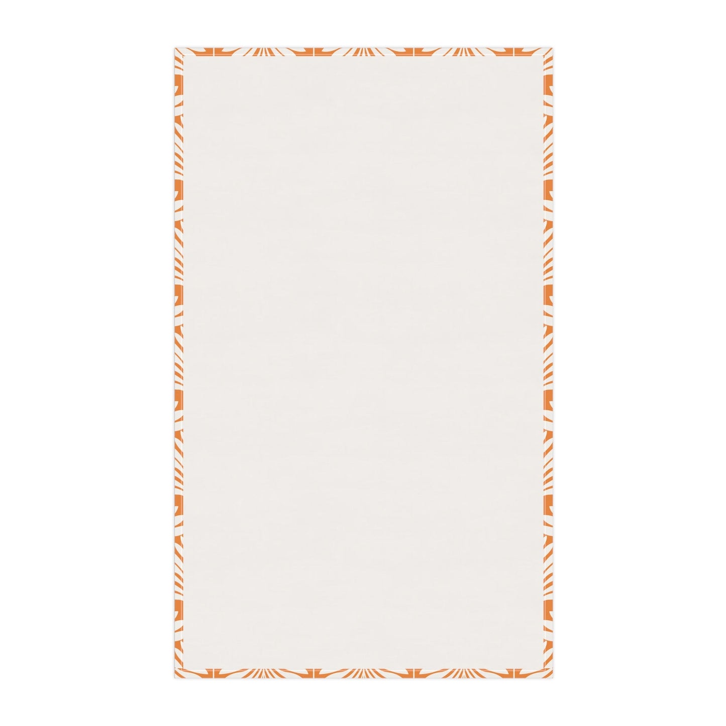 Tea Towel | Orange & White | Deco