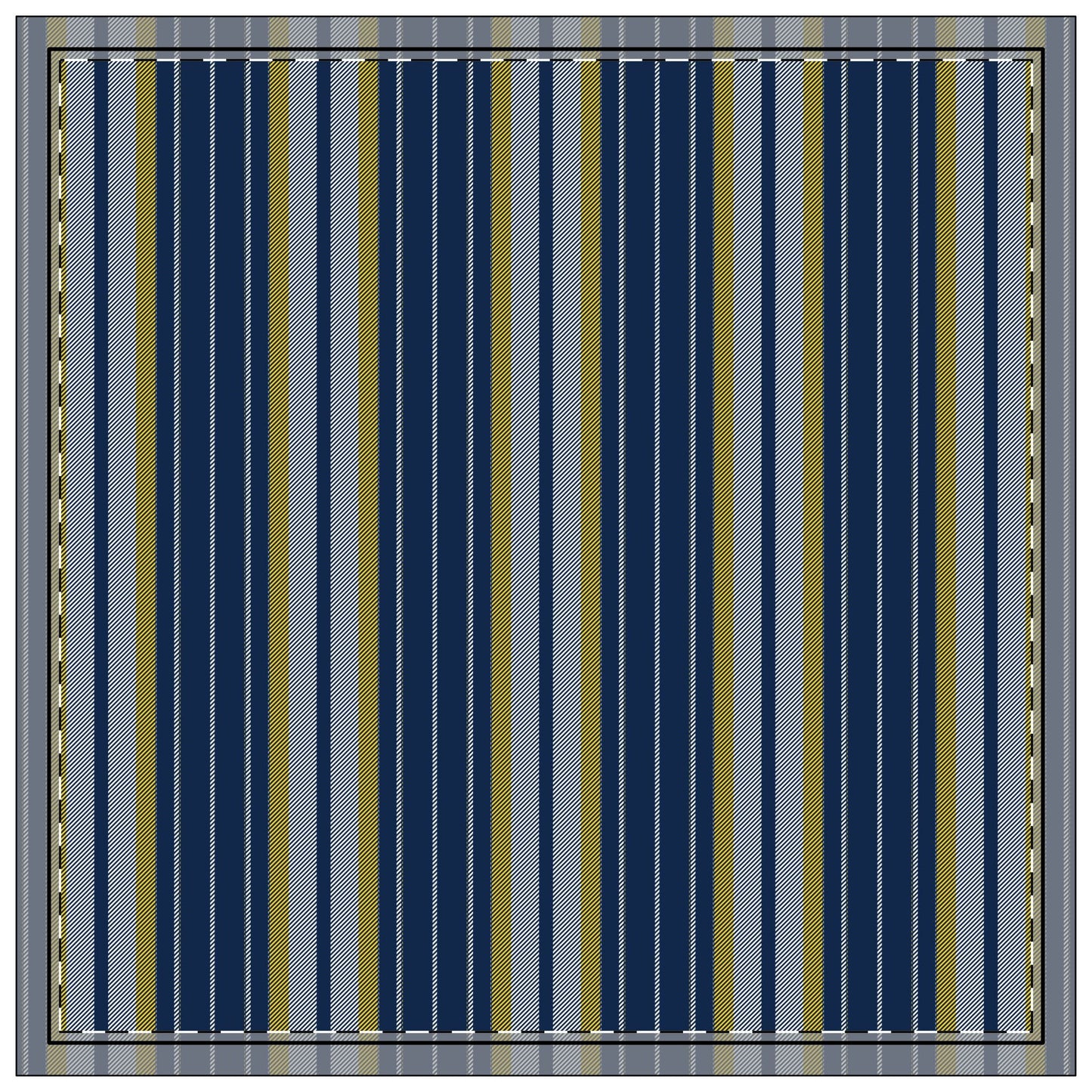 Napkins | Yellow & Blue | Stripe