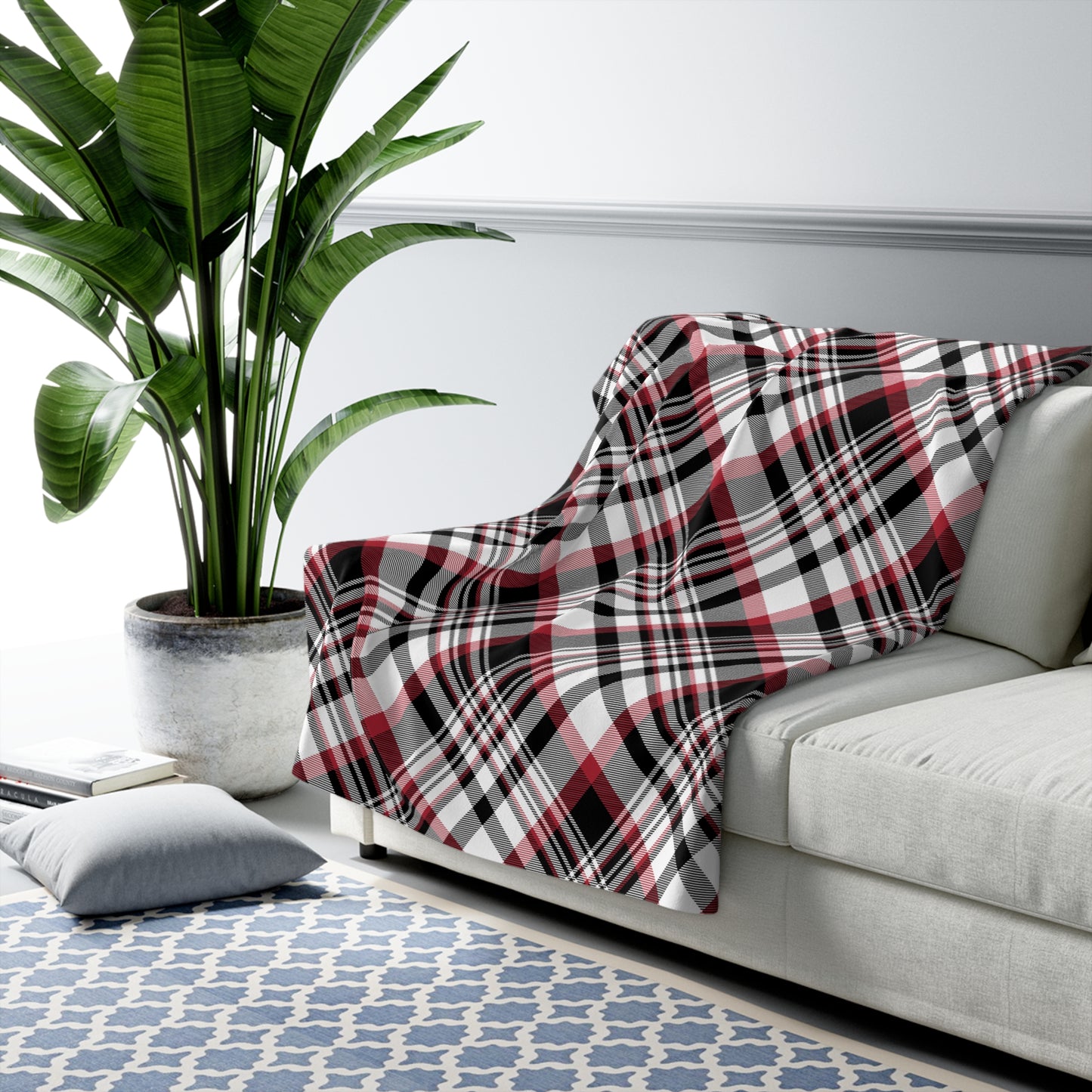 Sherpa Fleece Blanket | Athens, Georgia | Tartan