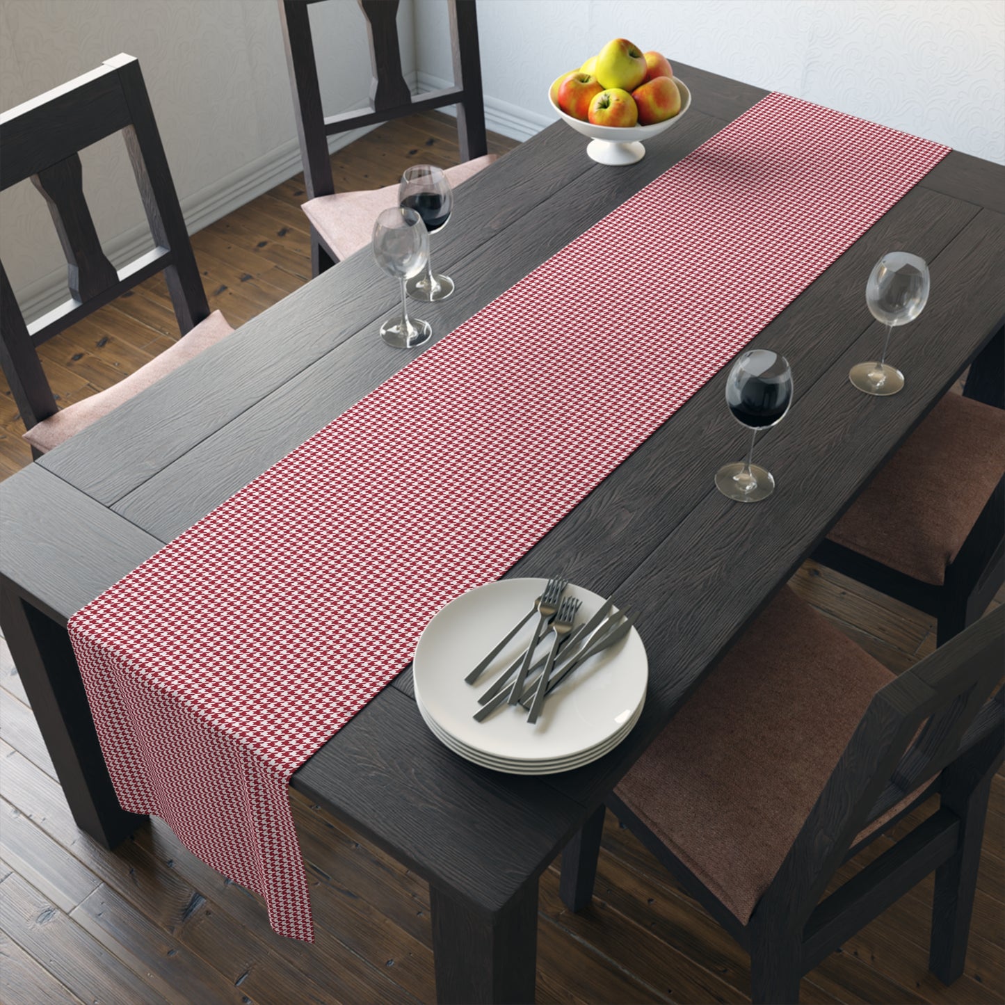 Table Runner | Bloomington, Indiana | Houndstooth