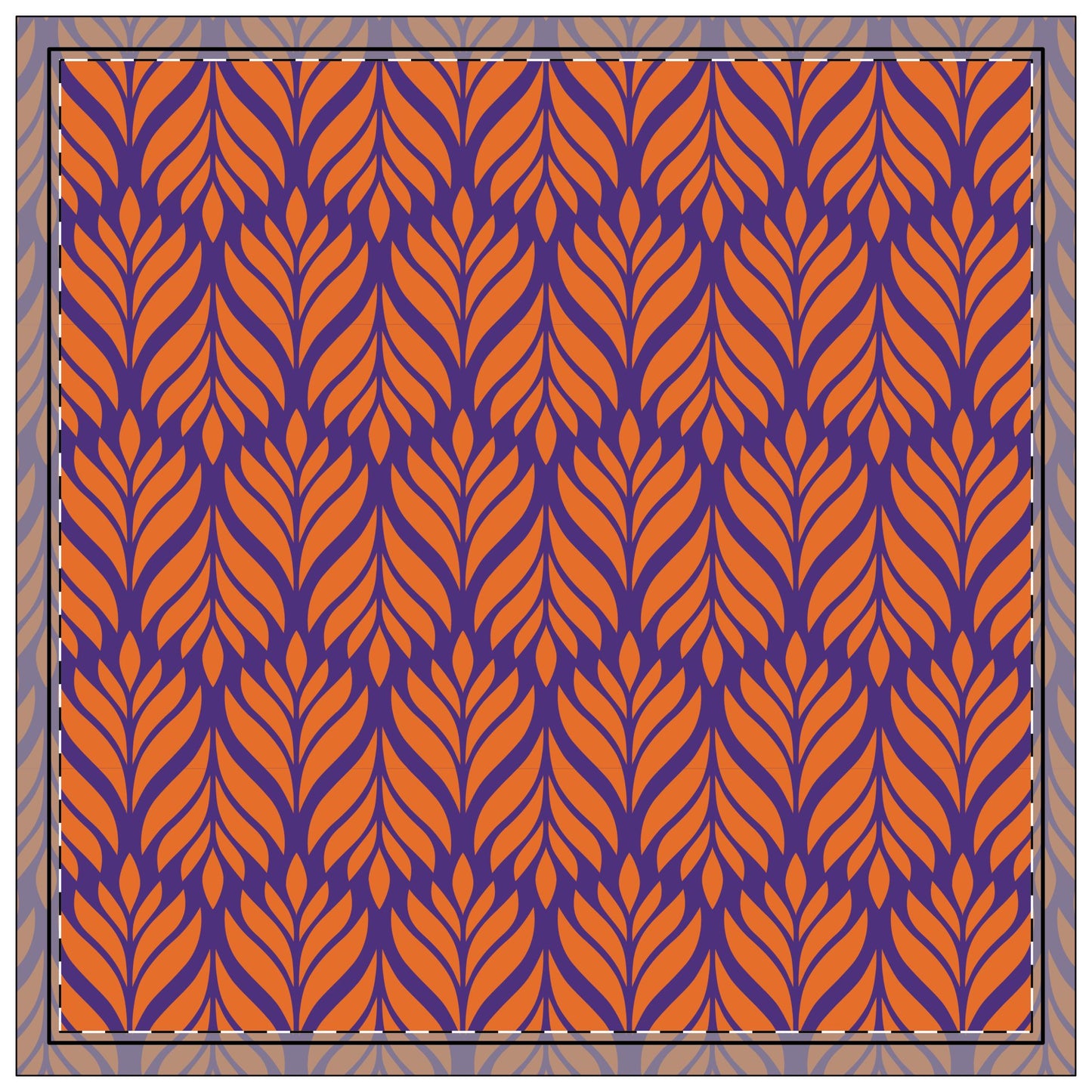 Napkin 4-set | Clemson, South Carolina | Palm