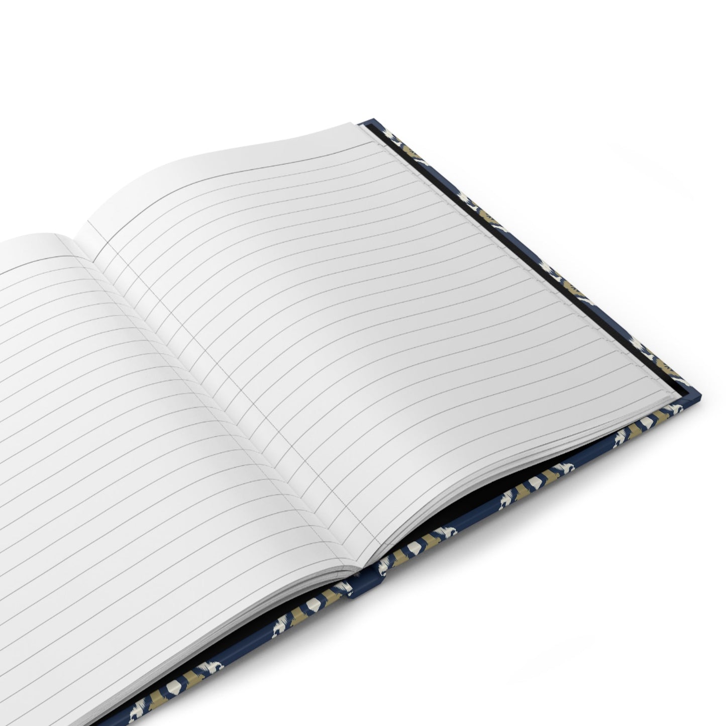Hardcover Journal | Blue & Gold | Ikat