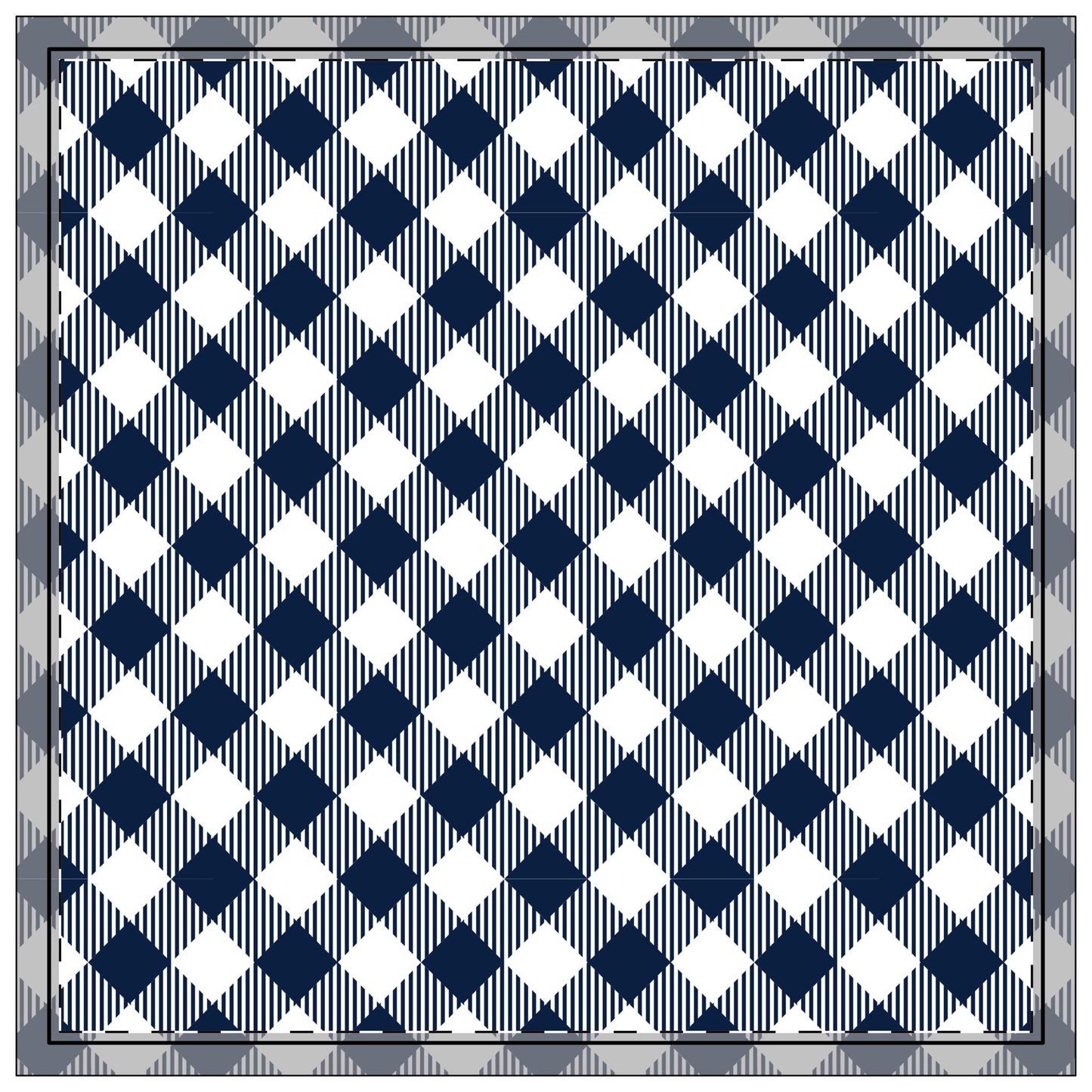 Napkin 4-set | State College, Pennsylvania | Gingham