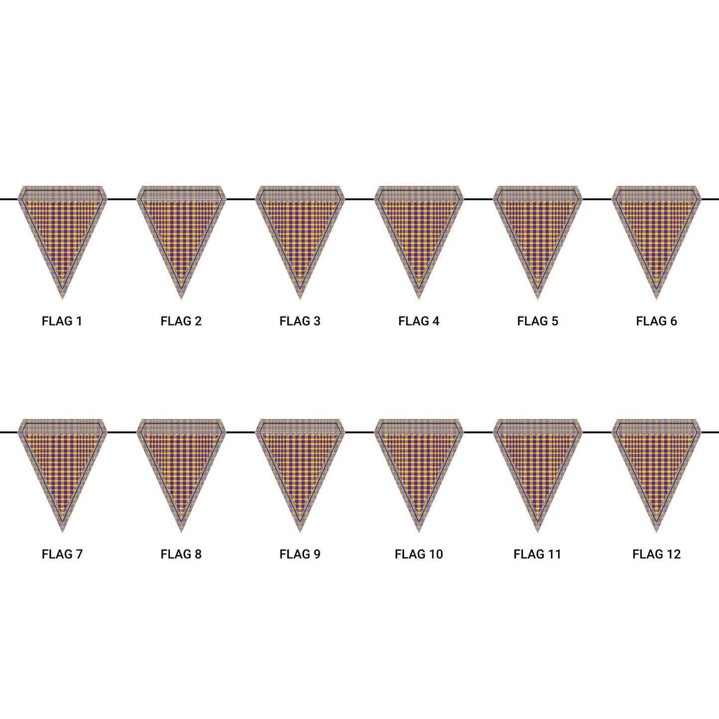 Flag Garland | Baton Rouge, Louisiana | Tweed