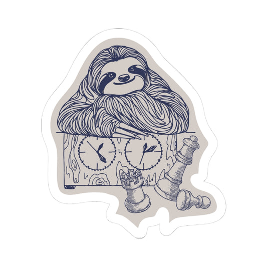 NYP Sticker | Sloth Chess | Color