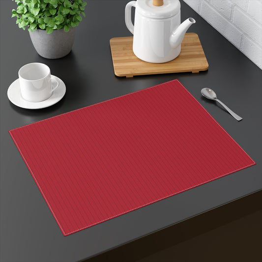 Placemat | Red & Black | Pinstripe