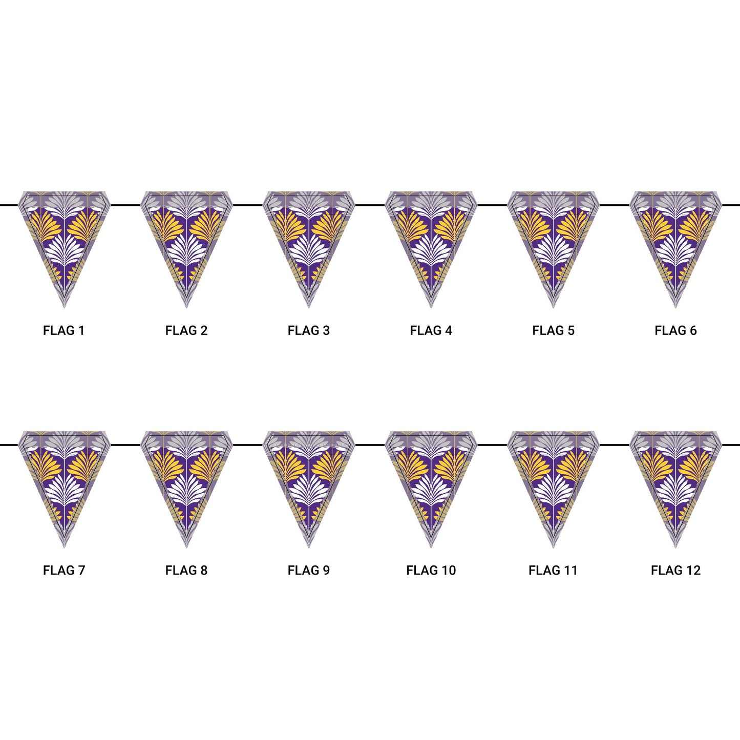Flag Garland | Baton Rouge, Louisiana | Deco