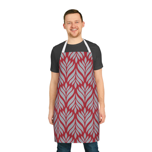Apron | Red & Gray | Palm