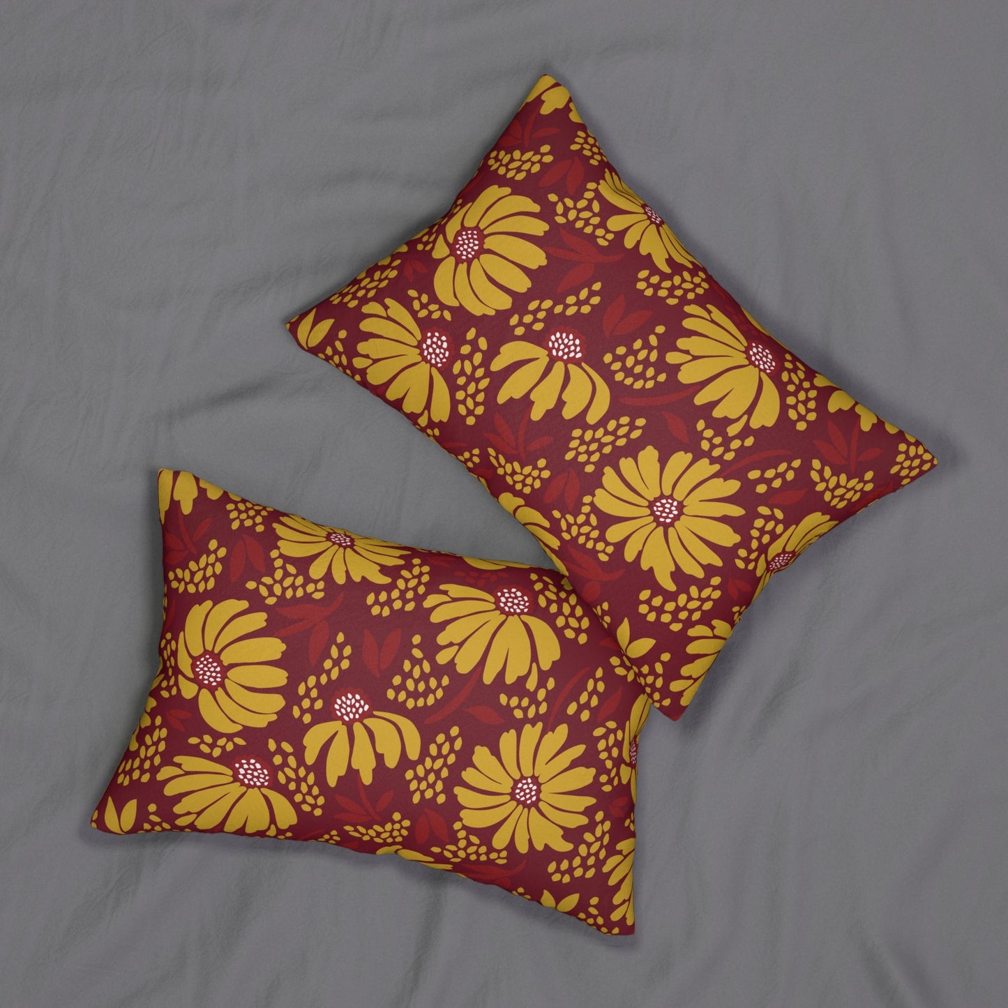 Pillow | Red & Yellow | Bellis