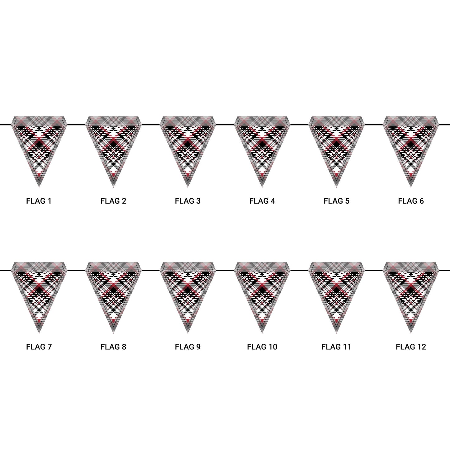 Flag Garland | Athens, Georgia | Tartan