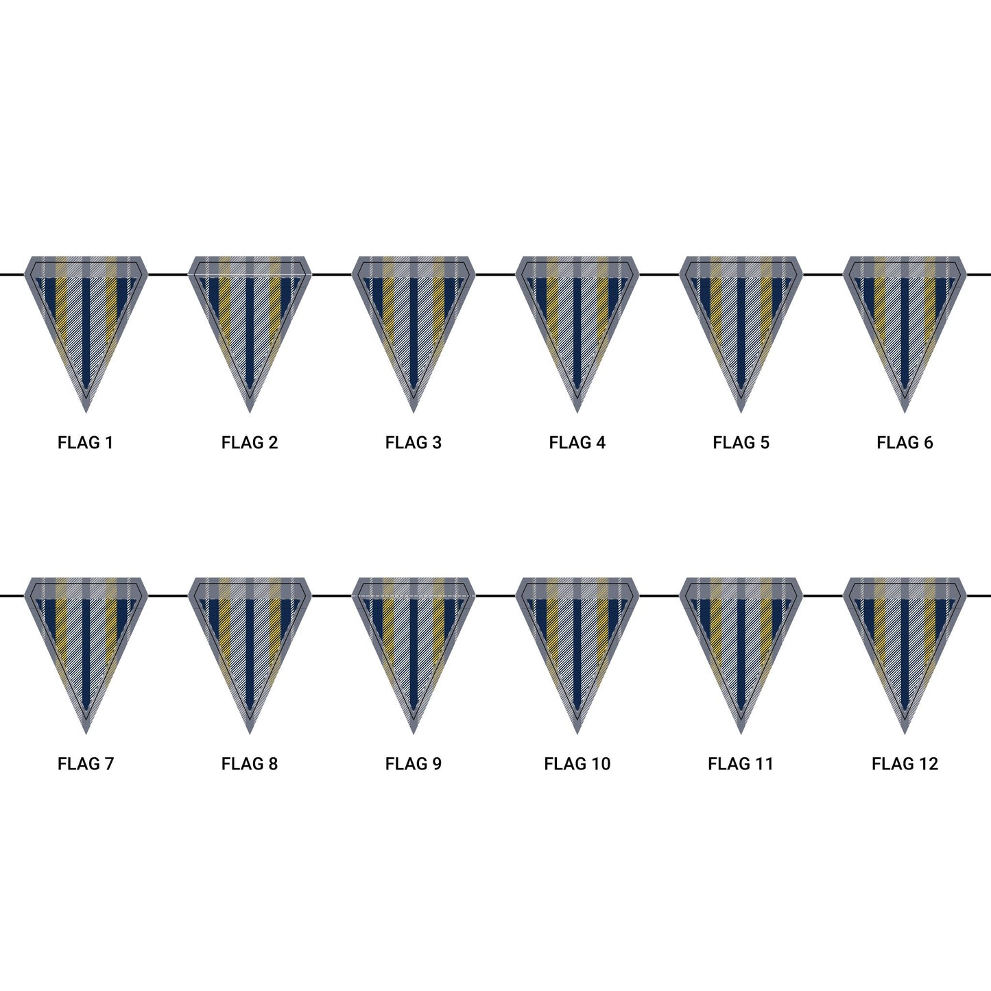 Flag Garland | Ann Arbor, Michigan | Stripe