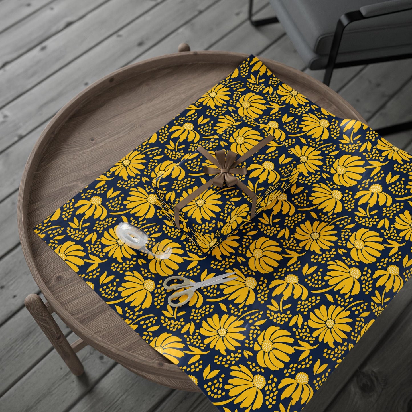 Gift Wrap | Yellow & Blue | Bellis