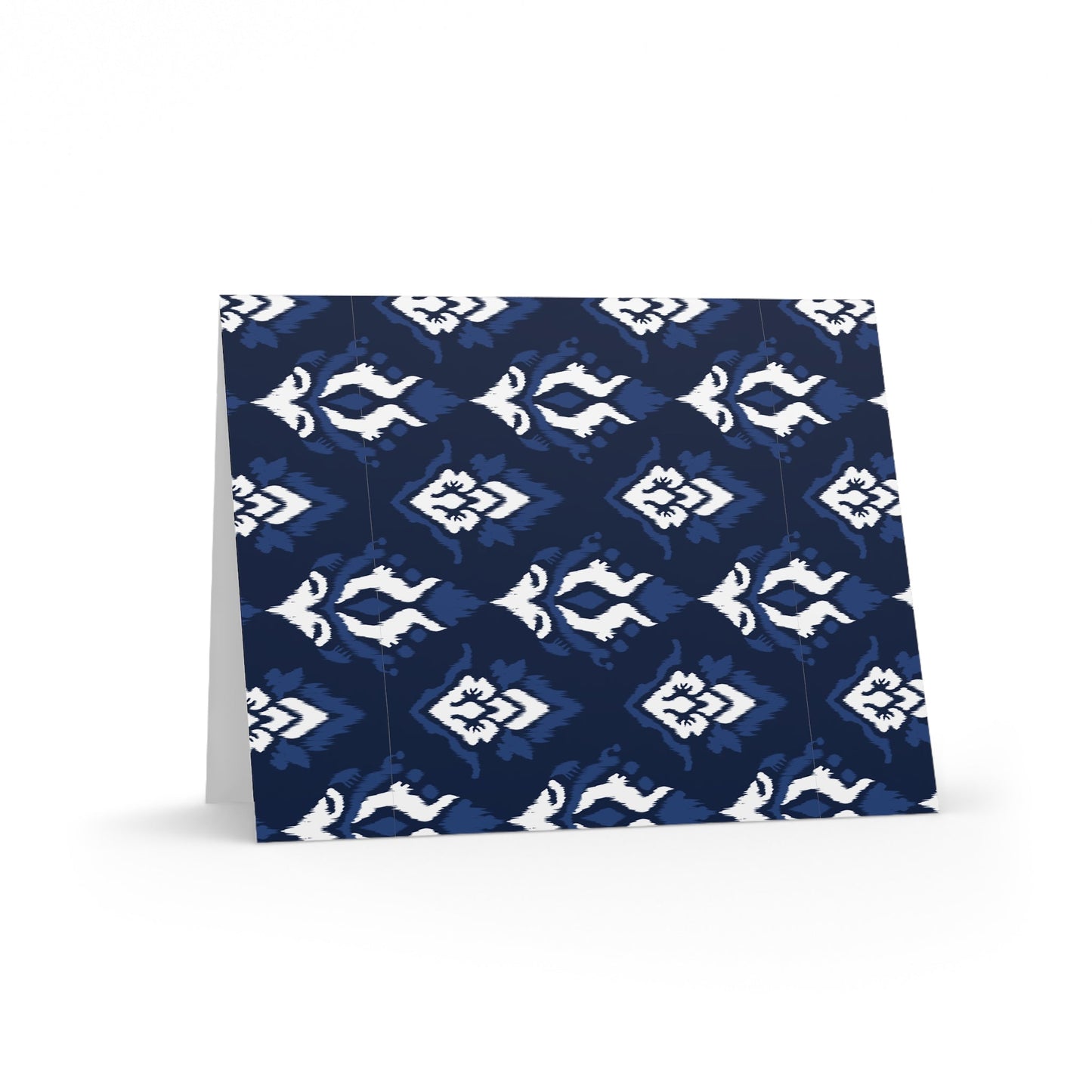 Notecards Set | Navy & White | Ikat