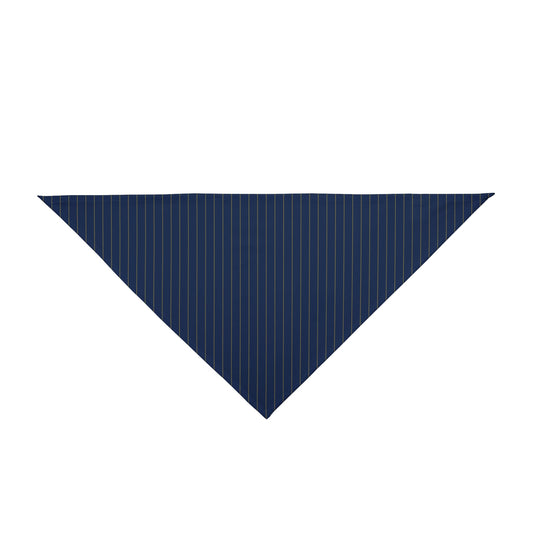 Pet Bandana | Yellow & Blue | Pinstripe