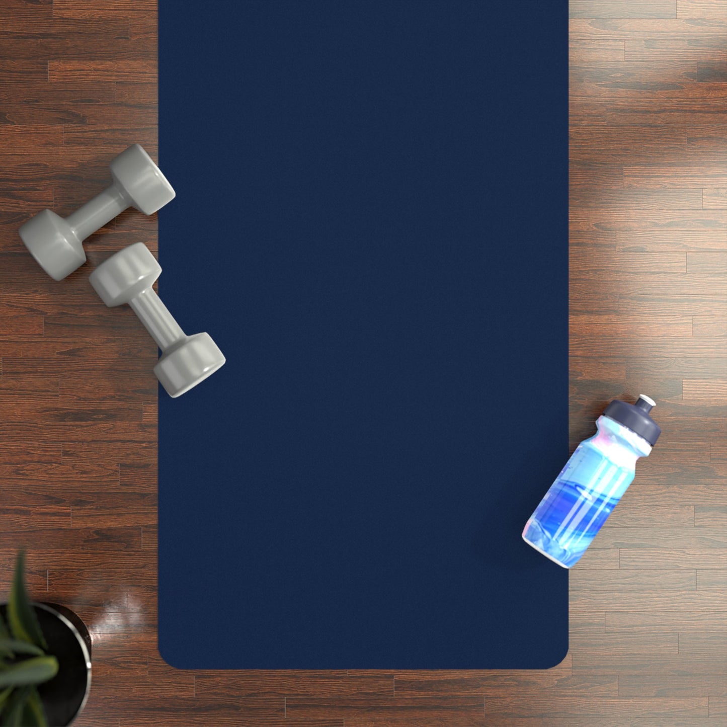 Yoga Mat | Yellow & Blue | Dark (Blue)