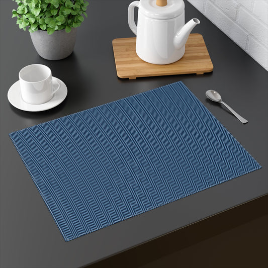 Placemat | Light Blue & White | Herringbone