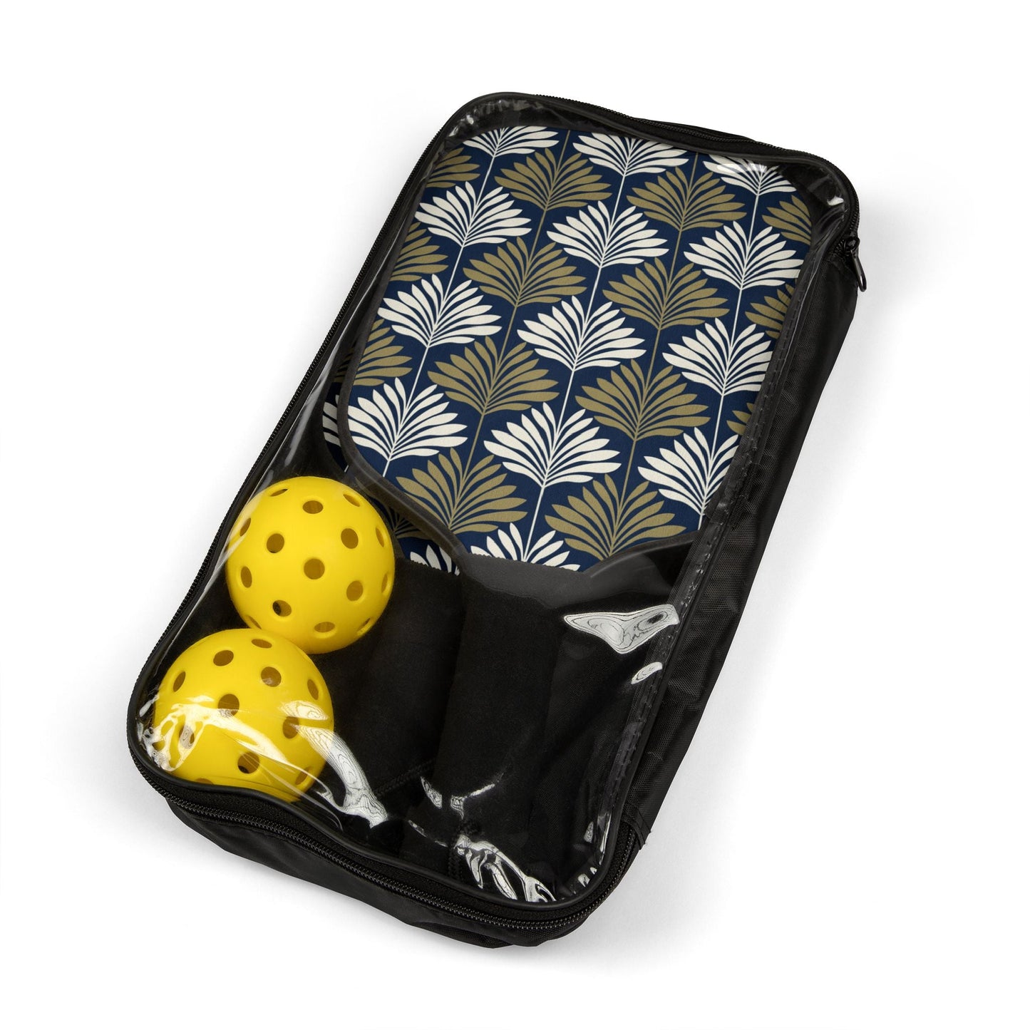 Pickleball Paddle Kit | Blue & Gold | Deco