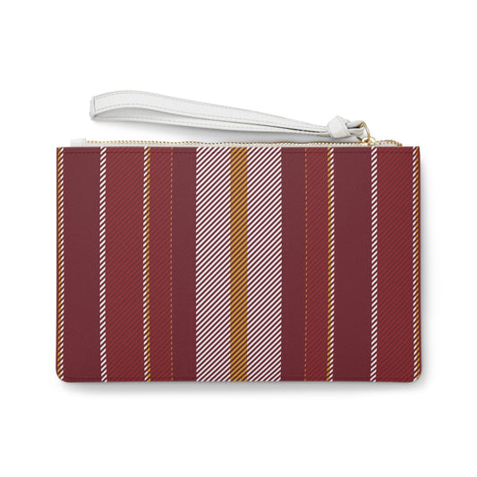 Clutch Bag | Red & Yellow | Stripe