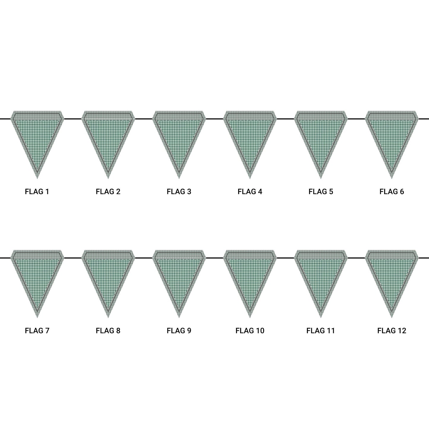 Flag Garland | New Orleans, Louisiana | Houndstooth