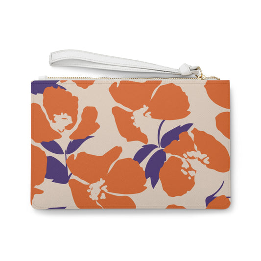 Clutch Bag | Clemson, South Carolina | Poppy