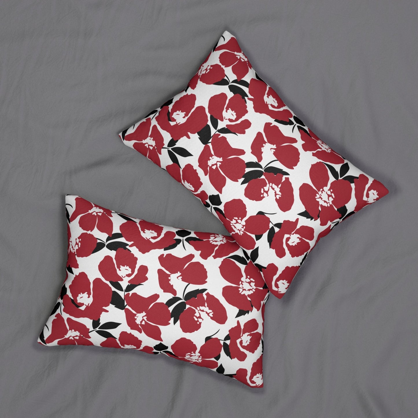 Pillow | Red & Black | Poppy