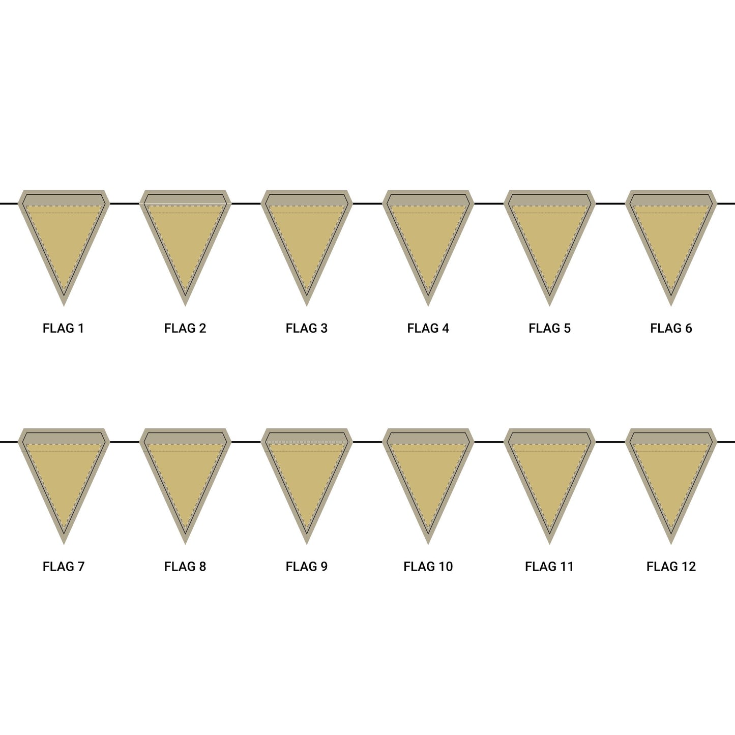 Flag Garland | Harrisonburg, Virginia | Light