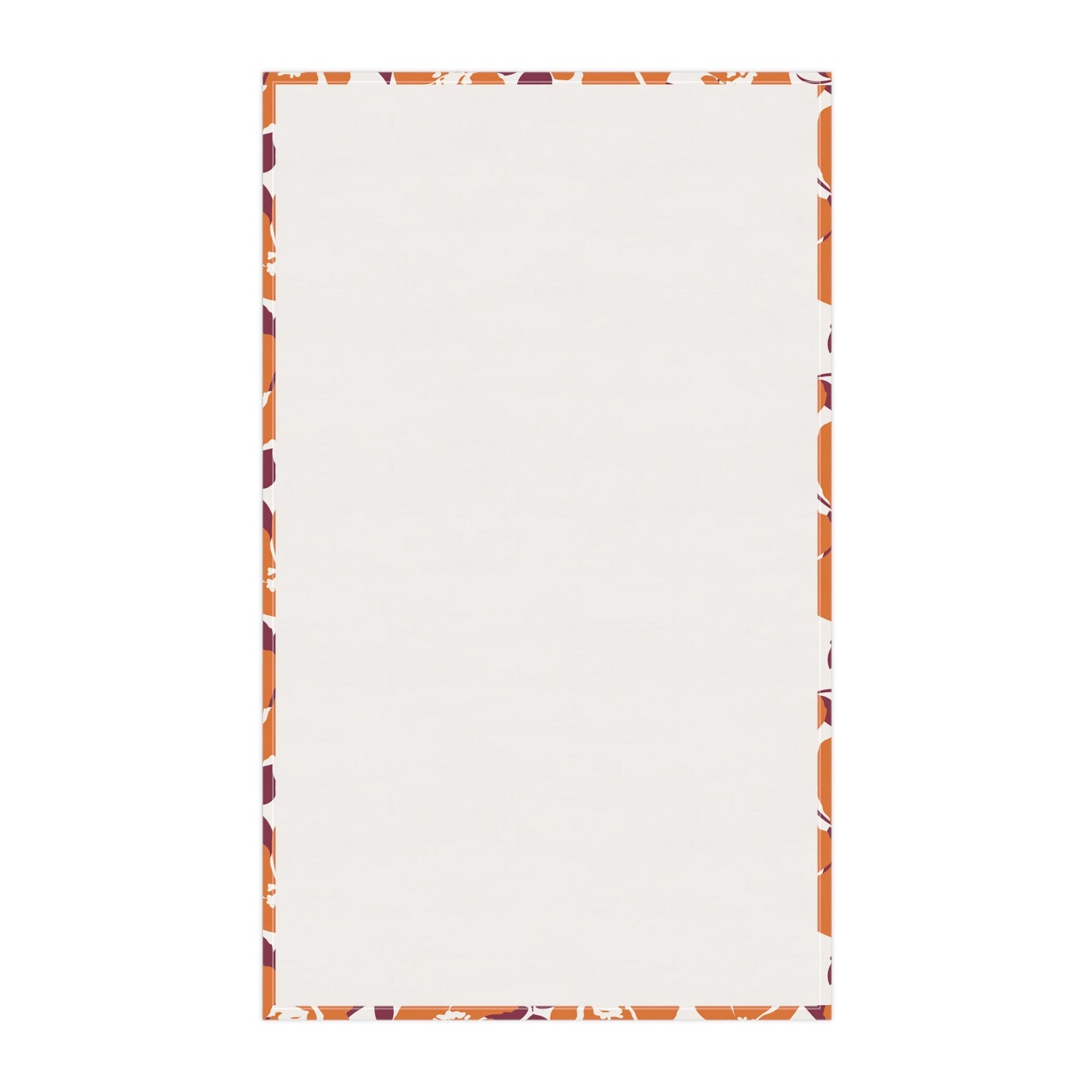 Tea Towels | Maroon & Orange | Poppy