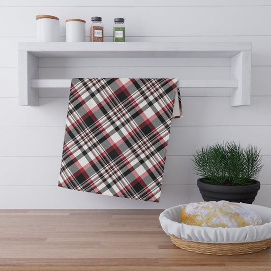 Tea Towel | Red & Black | Tartan