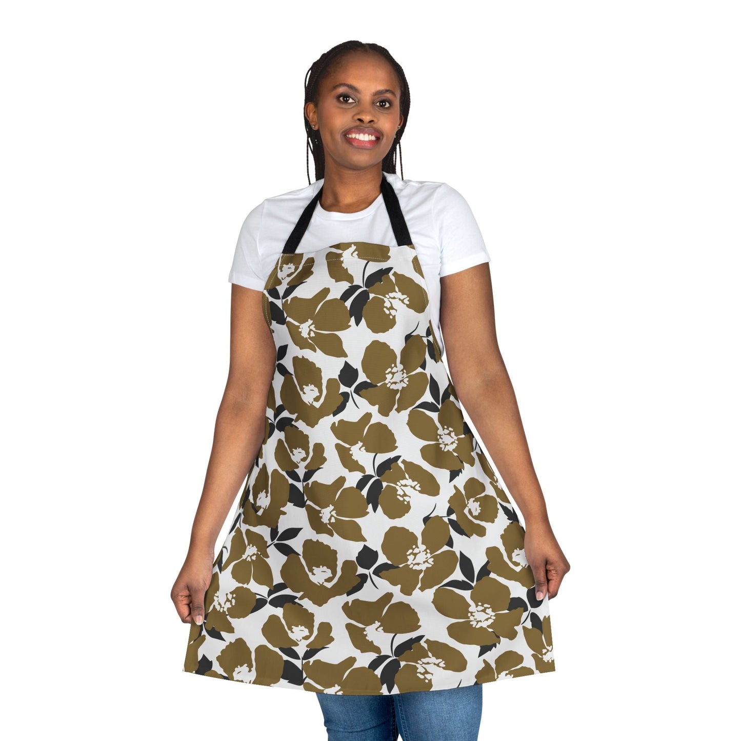 Apron | Black & Gold | Poppy