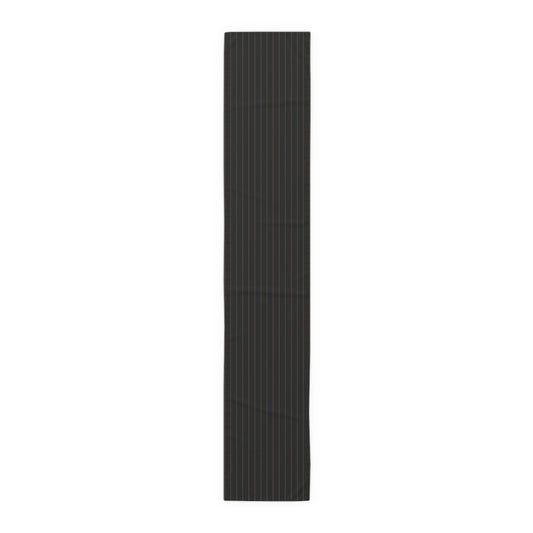 Table Runner | Black & Gold | Pinstripe